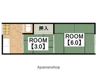 南島文化【2階】の間取り