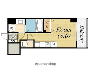 ルミノーサ堺【4階】の間取り