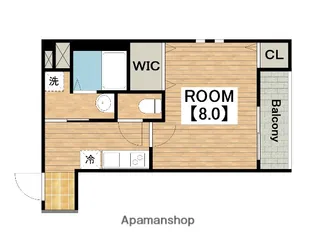 フジパレス上野芝Ⅴ番館【2階】の間取り