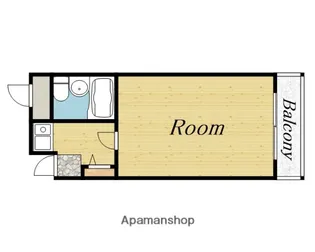 湯川マンション津久野【3階】の間取り
