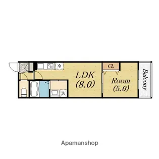 REVITA鳳北町4丁【1階】の間取り