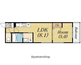大阪府堺市西区鳳北町3丁【アパート】の間取り