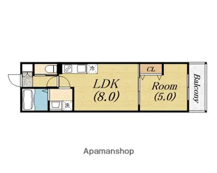 大阪府堺市西区鳳北町3丁【アパート】の間取り