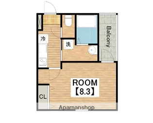 フジパレス西湊Ⅰ番館【3階】の間取り