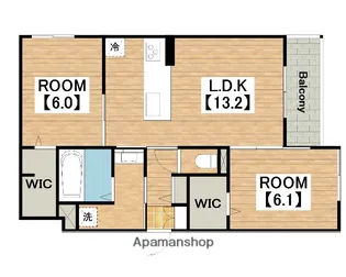 LIBERTY ISLAND【3階】の間取り