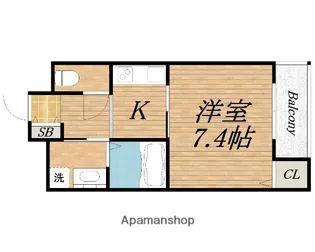 エアフォース大鳥【1階】の間取り