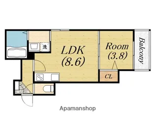 F asecia Phanes【1階】の間取り