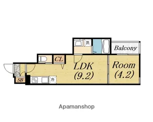 F asecia Phanes【1階】の間取り