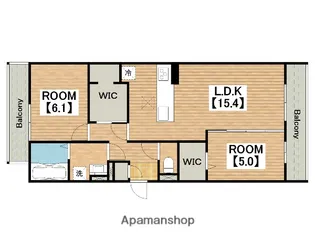 パサログランデ賑町【3階】の間取り