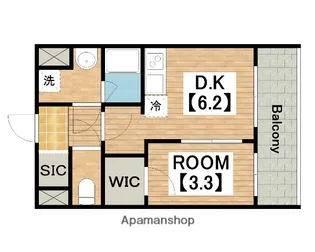 ARCA堺綾之町【6階】の間取り