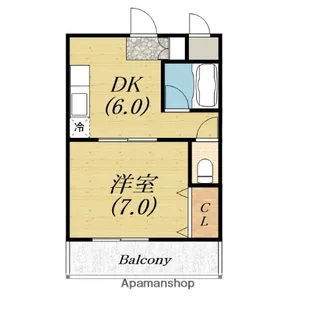 昌和鳳【3階】の間取り