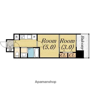 ARTIZA堺【11階】の間取り