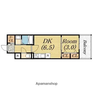 ARTIZA堺【9階】の間取り