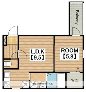 フジパレス鳳中町Ⅴ番館【2階】の間取り