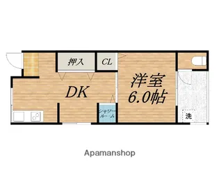 カーサ石津【2階】の間取り