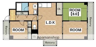 アトレコートトキワ【2階】の間取り