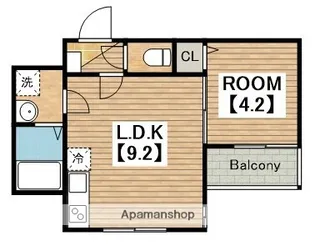 七道ハウス【1階】の間取り