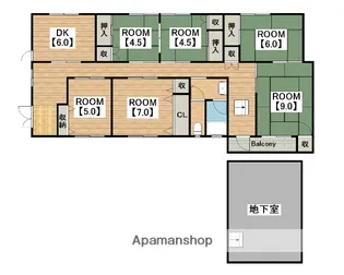 大阪府堺市西区津久野町3丁【一戸建】の間取り