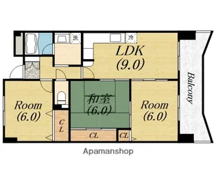 グランデーミFY【5階】の間取り