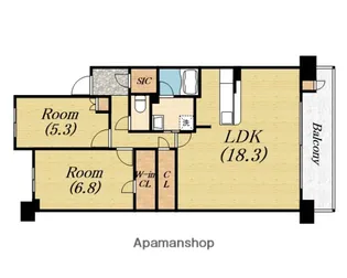 レ・ジェイド新金岡パークフィールズ【9階】の間取り