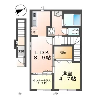 プラン・エスポワール【2階】の間取り