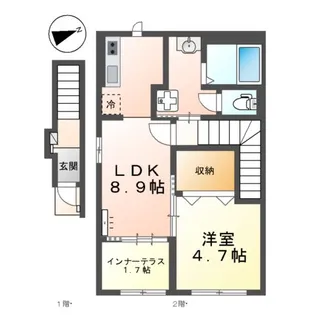 プラン デスポワール【2階】の間取り