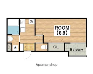 ハピネスコート堺香ヶ丘【3階】の間取り