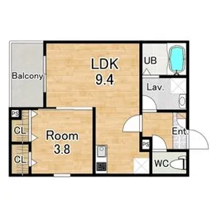 (仮称)ジーメゾン高石リュクス【0101号室】の間取り