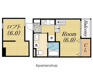 ラ・シャンスⅢ【1階】の間取り