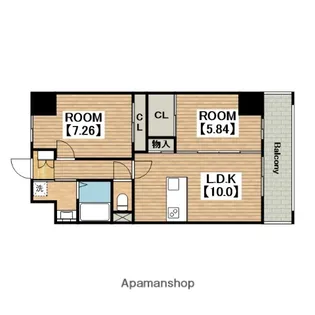 FREEDOM residence堺寺地町【11階】の間取り