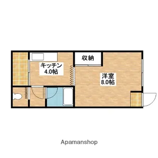 パーム和歌浦【102号室】の間取り