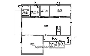 ブランシェS【103号室】の間取り