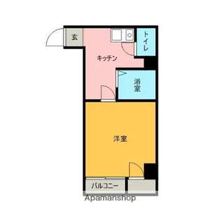 シャトーM【2-B号室】の間取り