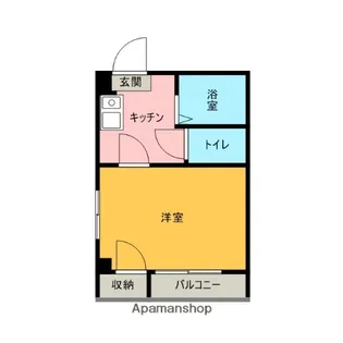シャトーM【1A号室】の間取り