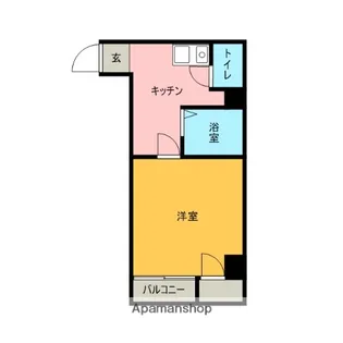 シャトーM【1B号室】の間取り