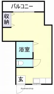 アルプスハイツ山﨑【205号室】の間取り
