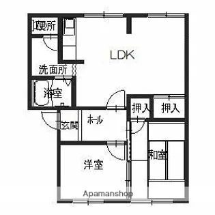 フレグランス曽屋【102号室】の間取り