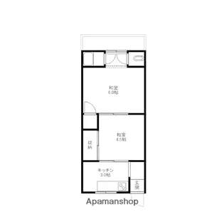 桃山荘【3号室】の間取り