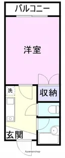 ガーデンハイツMⅡ【1-B号室】の間取り