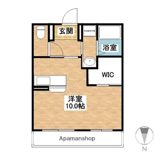 16ESTUDIO【202号室】の間取り