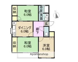 ソル・ヤード吉田【201号室】の間取り