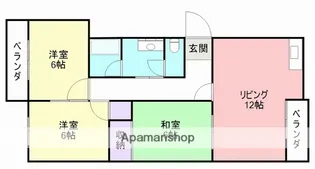 ロビンコート【201号室】の間取り