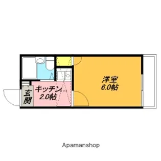 パレ・ドール福島【203号室】の間取り