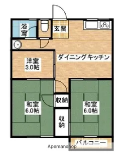 幸和マンション【311号室】の間取り