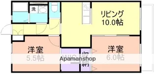 ローパスⅠ・Ⅱ【Ⅰ 103号室】の間取り