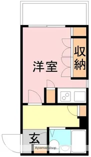 グランハイム新堀東【106号室】の間取り