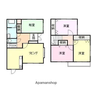 和歌山県紀の川市畑野上【一戸建】の間取り