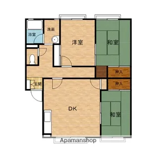 フレグランス巴【205号室】の間取り