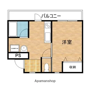 ナースヒル青華【2-I号室】の間取り