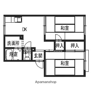 ラベニュー根来【103号室】の間取り